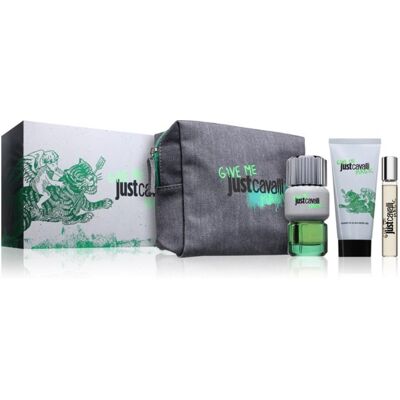 Roberto Cavalli Give Me Magic - EDT 90 ml + 2v1 sprchový gél a šampón 100 ml + EDT 15 ml + kozmetická taška Roberto Cavalli Give Me Magic - EDT 90 ml + 2v1 sprchový gél a šampón 100 ml + EDT 15 ml + kozmetická taška