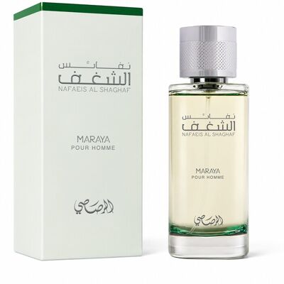 Rasasi Nafaeis Al Shaghaf Maraya Pour Homme - EDP 100 ml Rasasi Nafaeis Al Shaghaf Maraya Pour Homme - EDP 100 ml