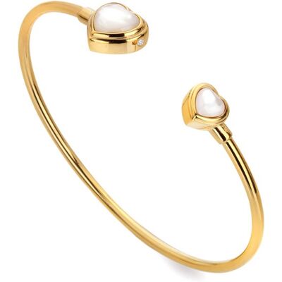 Hot Diamonds Pozlátený náramok s diamantom a perleťou Jac Jossa Soul DC193 Hot Diamonds Pozlátený náramok s diamantom a perleťou Jac Jossa Soul DC193