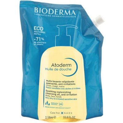Bioderma Sprchový olej Atoderm (Huile de Douche) 1000 ml - náhradná náplň Bioderma Sprchový olej Atoderm (Huile de Douche) 1000 ml - náhradná náplň