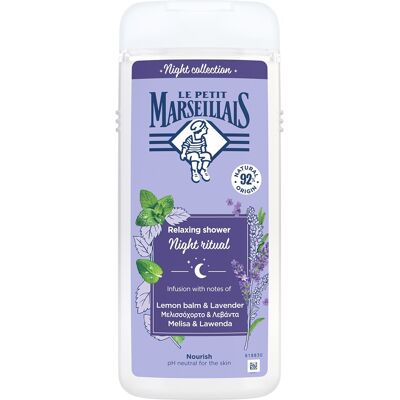 Le Petit Marseillais Sprchový gél Night Collection Lemon Balm & Lavender 650 ml Le Petit Marseillais Sprchový gél Night Collection Lemon Balm & Lavender 650 ml