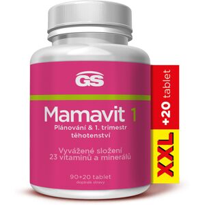 GreenSwan GS Mamavit 1 Plánovanie a 1. trimester 90 + 20 tabliet XXL GreenSwan GS Mamavit 1 Plánovanie a 1. trimester 90 + 20 tabliet XXL