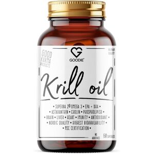 Goodie Krill Oil - Krill Oil - Omega-3 & Astaxantín z antarktického krilu 60 kapsúl Goodie Krill Oil - Krill Oil - Omega-3 & Astaxantín z antarktického krilu 60 kapsúl