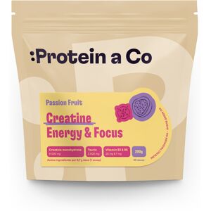 Protein a Co Creatine Energy & Focus - na výkon, energiu a sústredenie - Passion fruit 290 g Protein a Co Creatine Energy & Focus - na výkon, energiu a sústredenie - Passion fruit 290 g