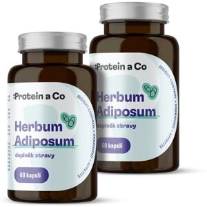 Protein a Co Herbum adiposum 1+1 za zvýhodnenú cenu 120 kapsúl Protein a Co Herbum adiposum 1+1 za zvýhodnenú cenu 120 kapsúl