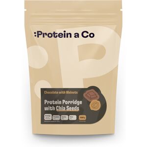 Protein a Co Proteínová kaša s chia - Čokoláda s vlašským orechom 1 600 g Protein a Co Proteínová kaša s chia - Čokoláda s vlašským orechom 1 600 g