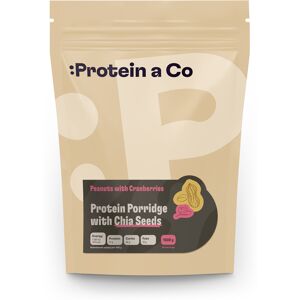 Protein a Co Proteínová kaša s chia - Arašidy s brusnicami 1 600 g Protein a Co Proteínová kaša s chia - Arašidy s brusnicami 1 600 g