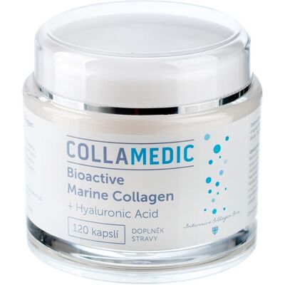 Collamedic Kolagénové kapsule s kyselinou hyaluronovou 120 kapsulí Collamedic Kolagénové kapsule s kyselinou hyaluronovou 120 kapsulí