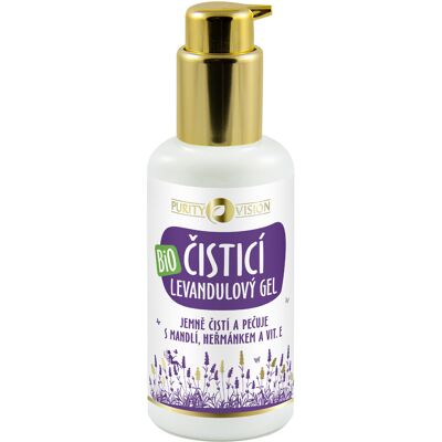 Purity Vision Bio Levanduľový čistiaci gél s mandľou, harmančekom a vitamínom E 100 ml Purity Vision Bio Levanduľový čistiaci gél s mandľou, harmančekom a vitamínom E 100 ml