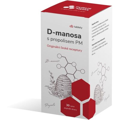Purus Meda PM D-Manosa s propolisom 30 tabliet Purus Meda PM D-Manosa s propolisom 30 tabliet