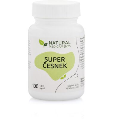 Natural Medicaments Super Cesnak 100 kapsúl Natural Medicaments Super Cesnak 100 kapsúl