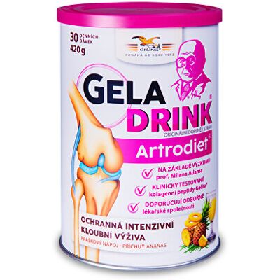 Geladrink Geladrink Artrodiet nápoj 420 g Ananas Geladrink Geladrink Artrodiet nápoj 420 g Ananas