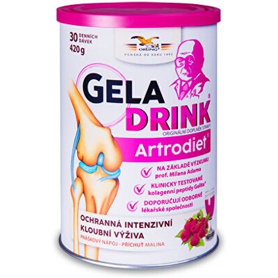 Geladrink Geladrink Artrodiet nápoj 420 g Malina Geladrink Geladrink Artrodiet nápoj 420 g Malina