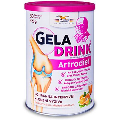 Geladrink Geladrink Artrodiet nápoj 420 g Pomeranč Geladrink Geladrink Artrodiet nápoj 420 g Pomeranč