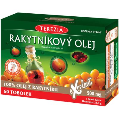 Terezia Company 100% Rakytníkový olej 60 kapsúl Terezia Company 100% Rakytníkový olej 60 kapsúl