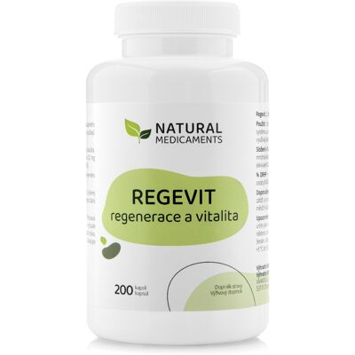 Natural Medicaments Regevit 200 kapsúl Natural Medicaments Regevit 200 kapsúl