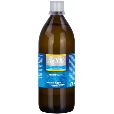Pharma Activ Koloidné striebro Ag100 (40ppm) 1000 ml Pharma Activ Koloidné striebro Ag100 (40ppm) 1000 ml