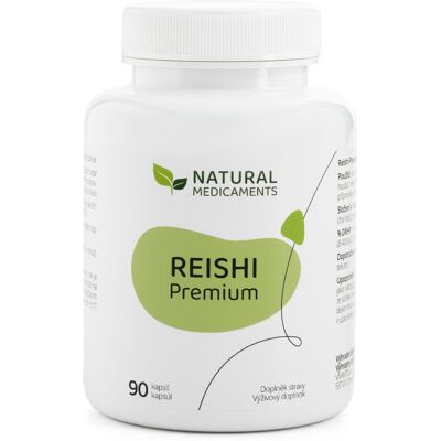 Natural Medicaments Reishi Premium 90 kapsúl Natural Medicaments Reishi Premium 90 kapsúl