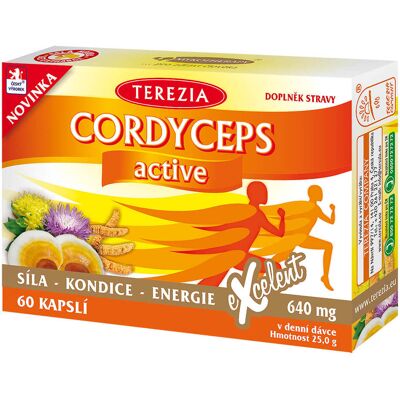 Terezia Company Cordyceps Active 60 kapsúl Terezia Company Cordyceps Active 60 kapsúl