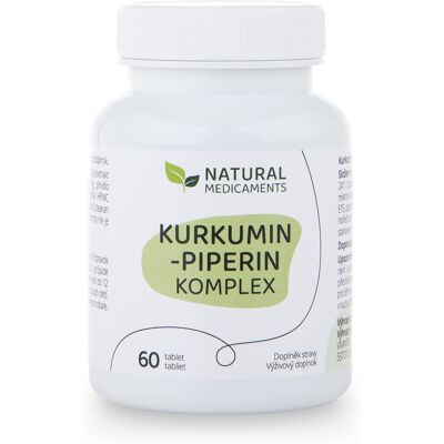 Natural Medicaments Kurkumín-piperín komplex 60 tablet Natural Medicaments Kurkumín-piperín komplex 60 tablet