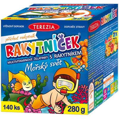 Terezia Company Rakytníček želatínky Morský svet 140 kusov Terezia Company Rakytníček želatínky Morský svet 140 kusov