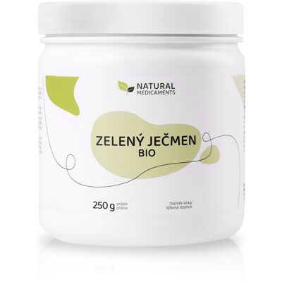 Natural Medicaments Zelený jačmeň BIO 250 g Natural Medicaments Zelený jačmeň BIO 250 g