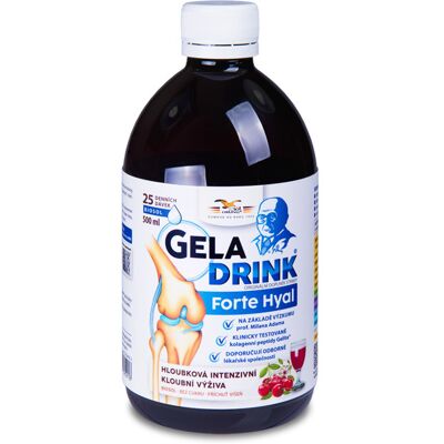 Geladrink Geladrink Forte HYAL Biosol višňa 500 ml Geladrink Geladrink Forte HYAL Biosol višňa 500 ml