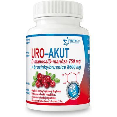 Nutricius Uro - Akut 20 tabliet Nutricius Uro - Akut 20 tabliet