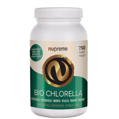 Nupreme Chlorella 750 tabliet BIO Nupreme Chlorella 750 tabliet BIO