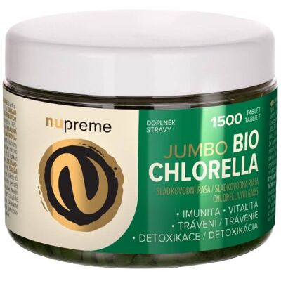 Nupreme Chlorella Jumbo 1 500 tabliet BIO Nupreme Chlorella Jumbo 1 500 tabliet BIO
