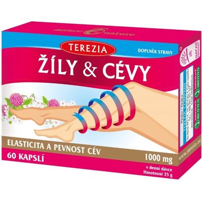 Terezia Company Žily & cievy 60 kapsúl Terezia Company Žily & cievy 60 kapsúl
