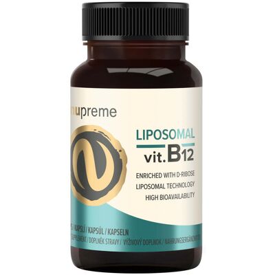 Nupreme Liposomal Vitamín B12 30 kapsúl Nupreme Liposomal Vitamín B12 30 kapsúl