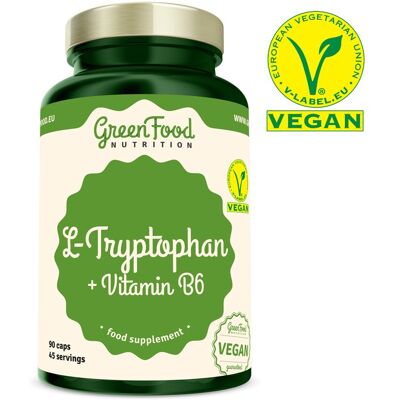 GreenFood Nutrition L-Tryptophan 90 kapsúl GreenFood Nutrition L-Tryptophan 90 kapsúl