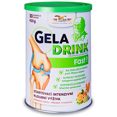 Geladrink Geladrink Fast nápoj 420 g Pomeranč Geladrink Geladrink Fast nápoj 420 g Pomeranč