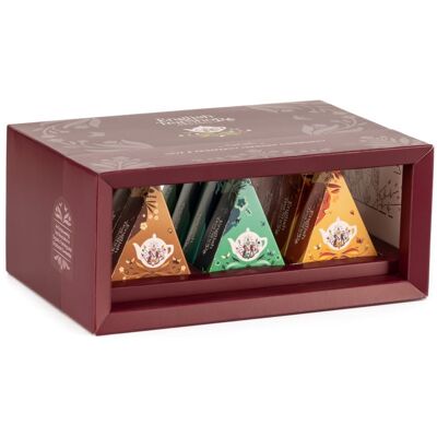 English Tea Shop Darčeková kolekcia Super dobroty 12 pyramídok BIO English Tea Shop Darčeková kolekcia Super dobroty 12 pyramídok BIO