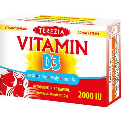 Terezia Company Vitamín D3 2000 IU 90 tablet Terezia Company Vitamín D3 2000 IU 90 tablet