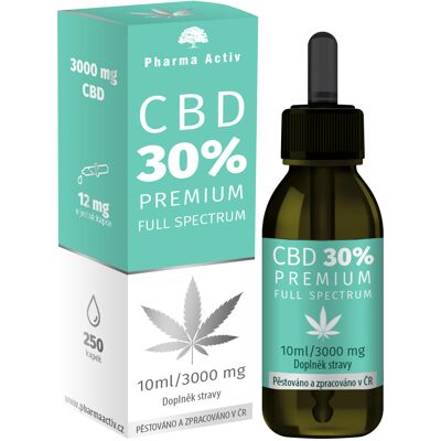 Pharma Activ CBD 30% PREMIUM 3000 mg Full Spectrum 10 ml Pharma Activ CBD 30% PREMIUM 3000 mg Full Spectrum 10 ml