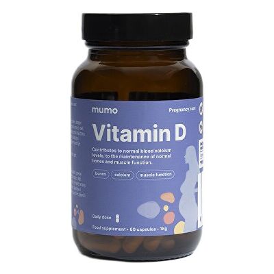 Mumo Vitamín D pre tehotné ženy 60 kapsúl Mumo Vitamín D pre tehotné ženy 60 kapsúl