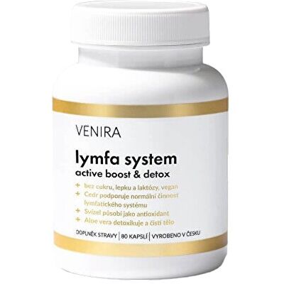 Venira Lymfatický systém & detox 80 kapsúl Venira Lymfatický systém & detox 80 kapsúl