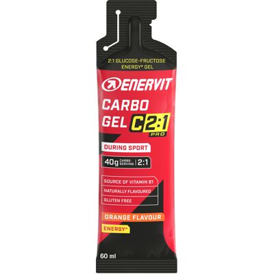 Enervit Energetický gél Carbo Gél C2:1 - Pomaranč 60 ml Enervit Energetický gél Carbo Gél C2:1 - Pomaranč 60 ml