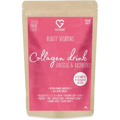 Goodie Kolagén drink Beauty vitamins - Hibiscus-Raspberry 400 g Goodie Kolagén drink Beauty vitamins - Hibiscus-Raspberry 400 g