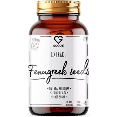 Goodie Fenugreek Seeds extrakt 50% fenuside 60 kapsúl Goodie Fenugreek Seeds extrakt 50% fenuside 60 kapsúl