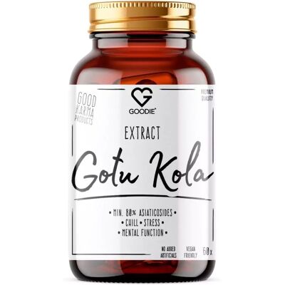 Goodie Gotu Kolesá extrakt 80% asiatikosides 60 kapsúl Goodie Gotu Kolesá extrakt 80% asiatikosides 60 kapsúl