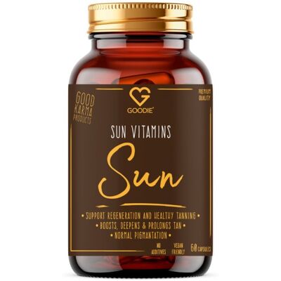 Goodie Sun Vitamins - Sun Vitamins - ochrana, pigmentácia, regenerácia 60 kapsúl Goodie Sun Vitamins - Sun Vitamins - ochrana, pigmentácia, regenerácia 60 kapsúl