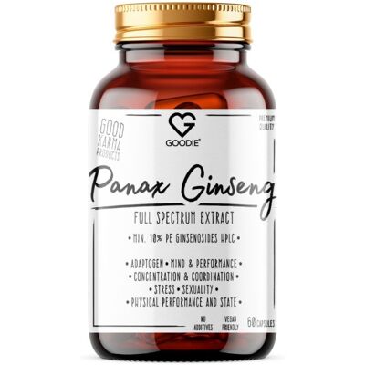 Goodie Ženšen pravý - Full spektrum extrakt 60 kapsúl Goodie Ženšen pravý - Full spektrum extrakt 60 kapsúl