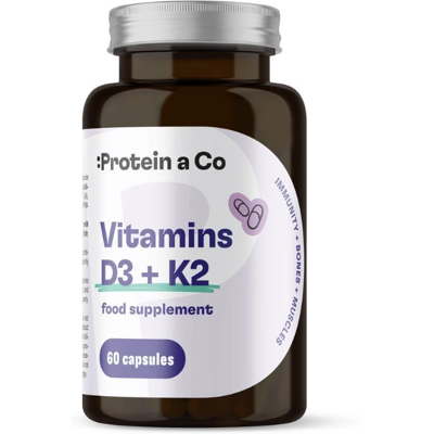 Protein a Co Vitamín D3 + K2 v kapsuliach 60 tablet Protein a Co Vitamín D3 + K2 v kapsuliach 60 tablet
