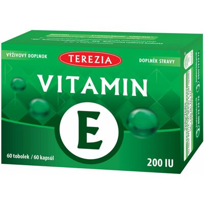 Terezia Company Vitamín E 200 IU 60 kapsúl Terezia Company Vitamín E 200 IU 60 kapsúl