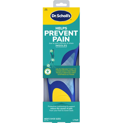 Scholl Vložky do topánok Prevent Pain Insoles 1 pár Large Scholl Vložky do topánok Prevent Pain Insoles 1 pár Large