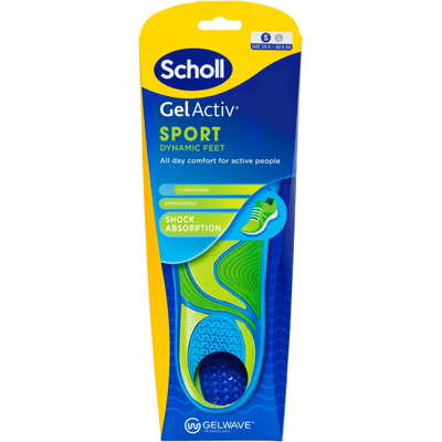 Scholl Gélové vložky do topánok GelActiv Sport Insole 1 pár Small Scholl Gélové vložky do topánok GelActiv Sport Insole 1 pár Small