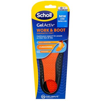 Scholl Gélové vložky do topánok Gél Activ Work & Boot dámske 1 pár Scholl Gélové vložky do topánok Gél Activ Work & Boot dámske 1 pár
